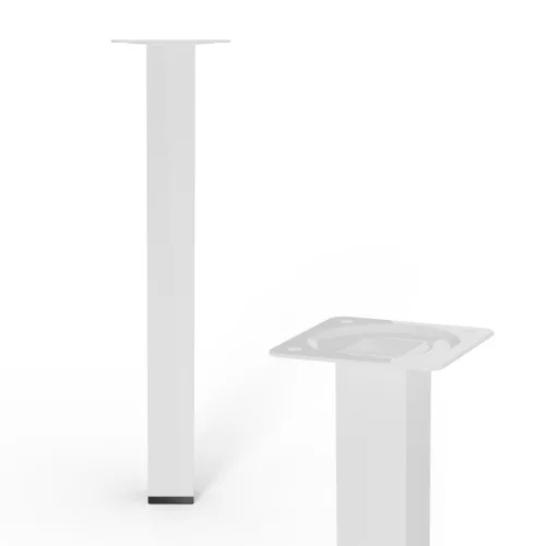 Bútorláb négyzet alakú 25x25x250mm fehér