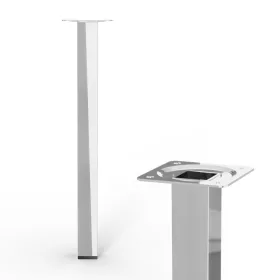 Bútorláb szögletes 25x25x300mm króm