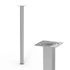 Bútorláb négyzet alakú 25x25x400mm szürke