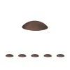 Ajtóütköző 40 mm átmérőjű öntapadós barna