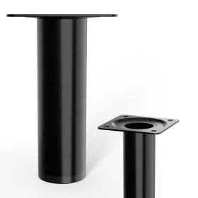 Kerek bútorláb átmérő 30mm magasság 100mm fekete