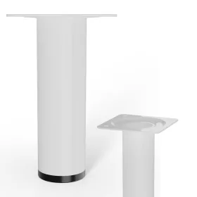 Kerek bútorláb átmérő 30mm magasság 100mm fehér