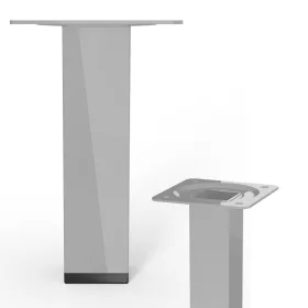 Bútorláb négyzet alakú 25x25x100mm szürke