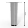 Kerek bútorláb átmérő 30mm magasság 100mm szürke