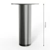 Kerek bútorláb átmérő 30x100mm rozsdamentes acél kivitel
