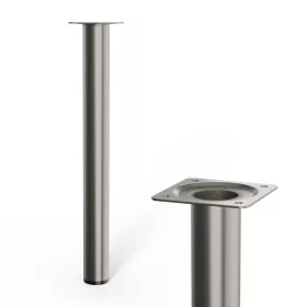   Kerek bútorláb 30 mm átmérőjű 300 mm magas rozsdamentes acél kivitelben
