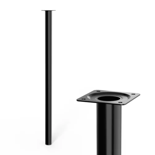 Kerek bútorláb átmérő 30mm magasság 600mm fekete
