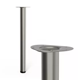   Kerek bútorláb 60 mm átmérőjű 700 mm magas rozsdamentes acél kivitelben