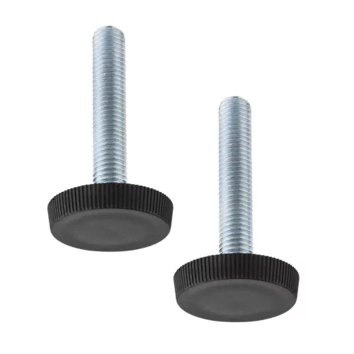 M10-es rögzítőcsavar alapátmérő 35 mm magasság 56 mm fekete 2 db.