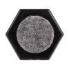 M10-es rögzítőcsavar alap 30x30mm filcbetéttel magasság 35mm fekete 2 db.