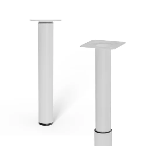 Bútorláb átmérője 30 mm magassága 210-350 mm fehér