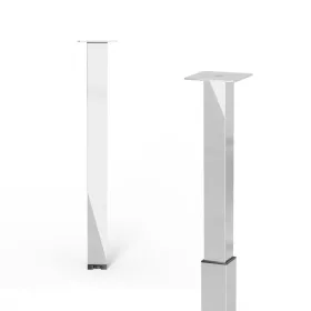 Bútorláb 60x60mm magasság állítható 700-1100mm króm