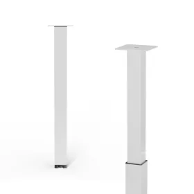 Bútorláb 60x60mm magasságállítható 700-1100mm fehér