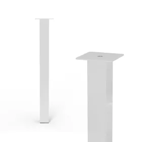 Bútorláb négyzet alakú 60x60x710 mm fehér
