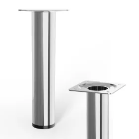 Kerek bútorláb átmérő 30mm magasság 150mm króm