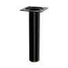 Kerek bútorláb átmérő 30mm magasság 150mm polírozott fekete nikkel
