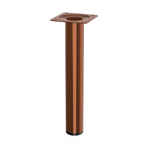Kerek bútorláb átmérő 30mm magasság 200mm fényes réz