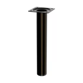   Kerek bútorláb átmérő 30mm magasság 200mm polírozott fekete nikkel