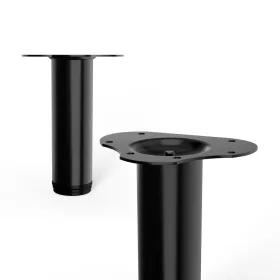 Kerek bútorláb átmérő 60 mm magasság 200 mm fekete