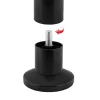 Bútorláb átmérője 38 mm magassága állítható 120-135 mm teherbírás 250 kg matt fekete
