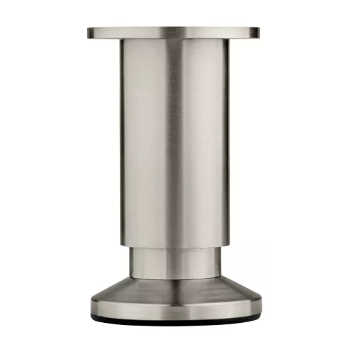 Bútorláb átmérője 38 mm magassága 100-115 mm között állítható 250 kg szálcsiszolt nikkel