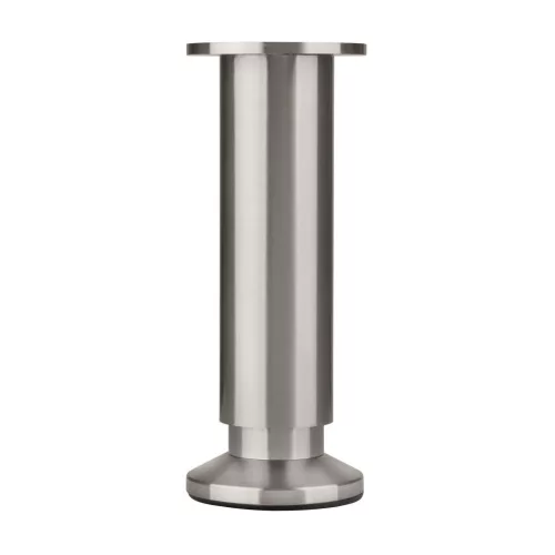 Bútorláb átmérője 38 mm magassága állítható 150-165 mm teherbírás 250 kg szálcsiszolt nikkel