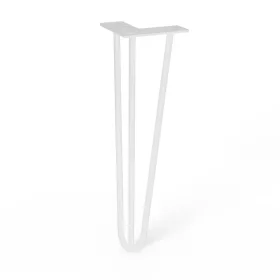 Hajtűs bútorláb magasság 406 mm 3 karú fehér