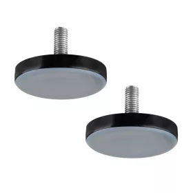   M8-as rögzítőcsavar PTFE talppal átmérő 50 mm magasság 25 mm világosszürke 2 db.