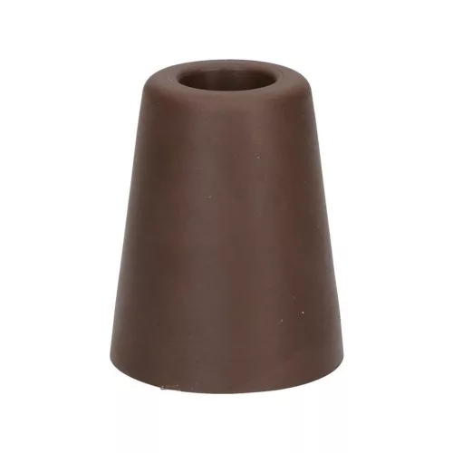 Ajtóütköző átmérő 50x60mm csavarozható barna