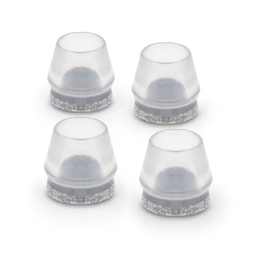 Filc sapka átmérője 18-20mm átlátszó 4 db.