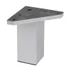 Bútorláb szett 40x40mm magasság 100mm alumínium 4 db