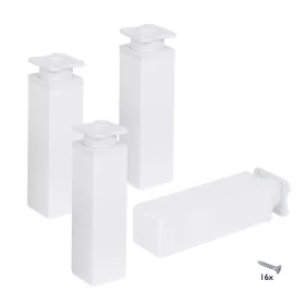 Bútorláb 40x40x150mm 50 kg alumínium kivitel fehér 4 db.