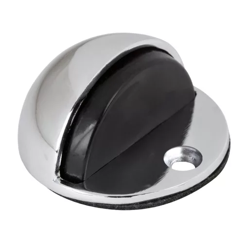 Ajtóütköző átmérő 45x25mm csavarozható króm