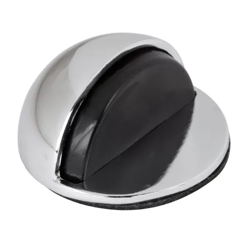 Ajtóütköző 45x24 mm átmérőjű öntapadós krómozott