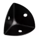 Védődoboz sarok 25x25x25mm fekete