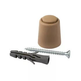   Ajtóütköző átmérő 24x30mm csavarozható műanyag bézs