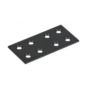 Összekötő lemez 60x30mm fekete