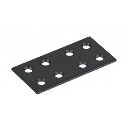 Összekötő lemez 60x30mm fekete