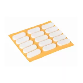 9x20 mm-es lengéscsillapító öntapadós fehér