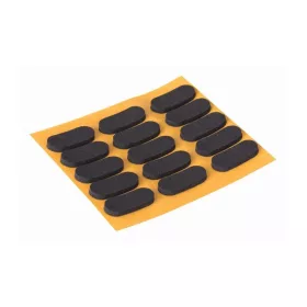 9x20 mm-es lengéscsillapító öntapadós fekete