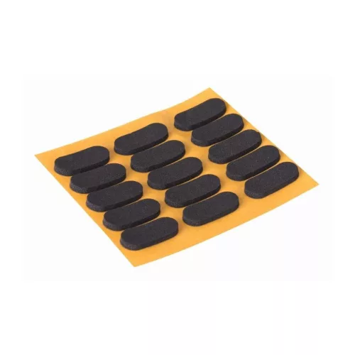 9x20 mm-es lengéscsillapító öntapadós fekete