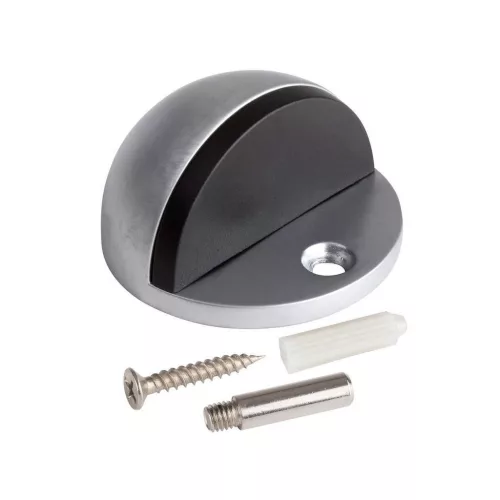 Ajtóütköző átmérő 44x25mm csavarozható matt króm