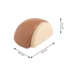 Ajtóütköző 49x38x23mm fa öntapadós+csavarozható tölgyfa