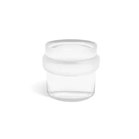 Ajtóütköző átmérő 38x30mm átlátszó öntapadó