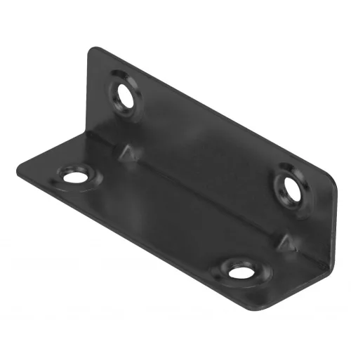 Bútor sarokvas 21x21x67mm fekete