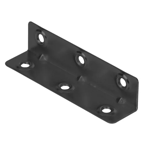 Bútor sarokvas 21x21x86mm fekete