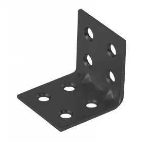 Csatlakozó szögidom 30x30x30mm fekete