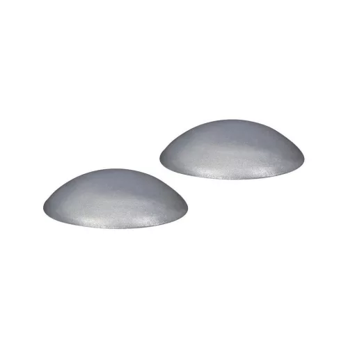 Ajtóütköző 60 mm átmérőjű öntapadós metál ezüst 2 db.