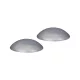Ajtóütköző 60 mm átmérőjű öntapadós metál ezüst 2 db.
