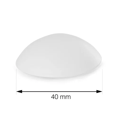 Ajtóütköző 40 mm átmérőjű öntapadós fehér 6 db.